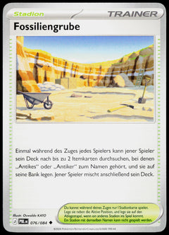 Fossil Quarry 076/084 German - original scanned front