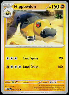 Hippowdon 053/131 English - original scanned front
