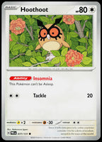 Hoothoot 077/131 English - original scanned front