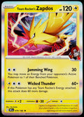 Team Rocket's Zapdos 070/182 Holo English - original scanned front