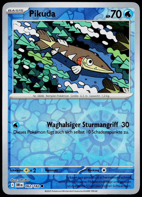 Arrokuda 062/182 Reverse Holo German - original scanned front
