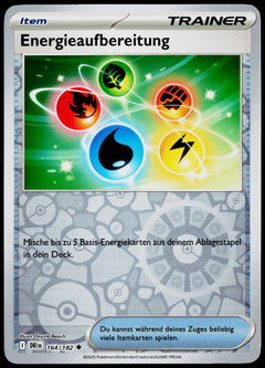 Energy Recycler 164/182 Reverse Holo German - original scanned front