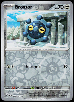 Bronzor 066/131 Reverse Holo English - original scanned front