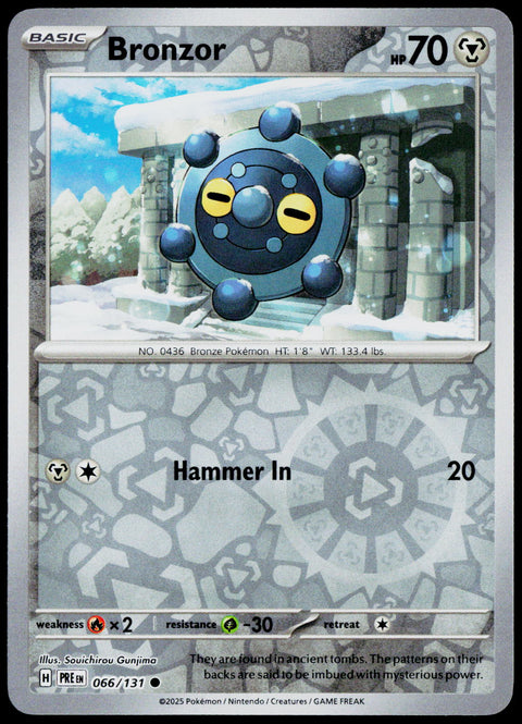 Bronzor 066/131 Reverse Holo English - original scanned front
