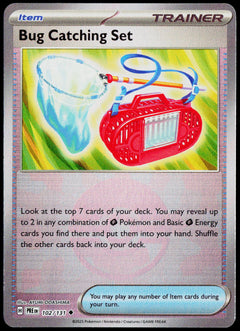Bug Catching Set 102/131 Reverse Holo English - original scanned front