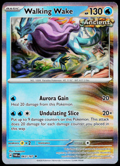 Walking Wake 063/167 Holo English - original scanned front