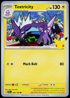 Toxtricity 059/128 Holo English - original scanned front