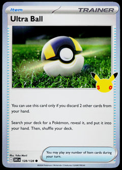 Ultra Ball 128/128 Holo English - original scanned front