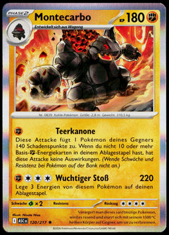 Coalossal 120/217 Holo German - original scanned front
