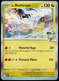 N's Reshiram 154/217 Holo English - original scanned front