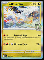 N's Reshiram 154/217 Holo English - original scanned front