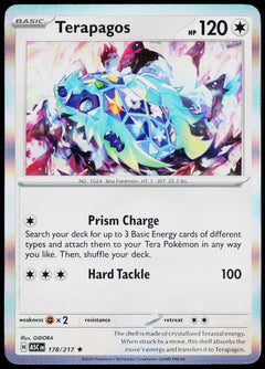 Terapagos 178/217 Holo English - original scanned front