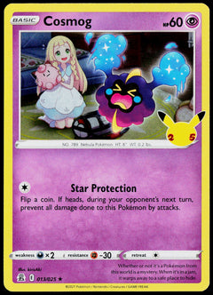Cosmog 013/025 Holo English - original scanned front