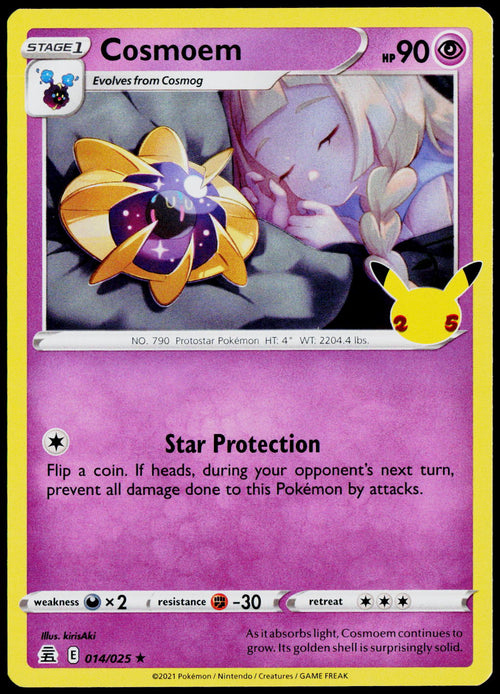 Cosmoem 014/025 Holo English - original scanned front
