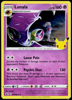 Lunala 015/025 Holo English - original scanned front