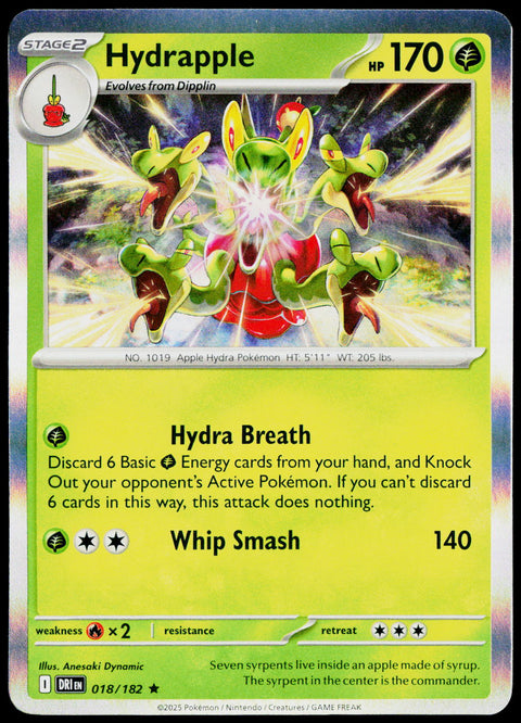 Hydrapple 018/182 Holo English - original scanned front