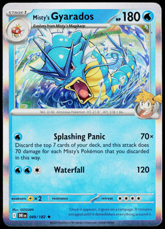 Misty's Gyarados 049/182 Holo English - original scanned front
