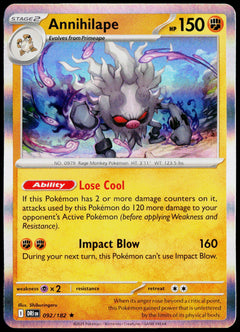 Annihilape 092/182 Holo English - original scanned front