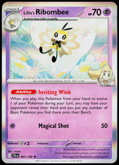 Lillie's Ribombee 067/159 Holo English - original scanned front