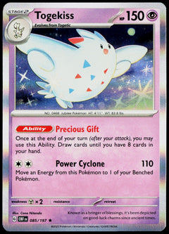 Togekiss 085/197 Holo English - original scanned front