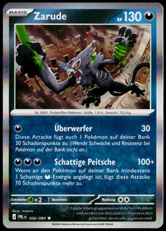 Zarude 056/084 Holo German - original scanned front