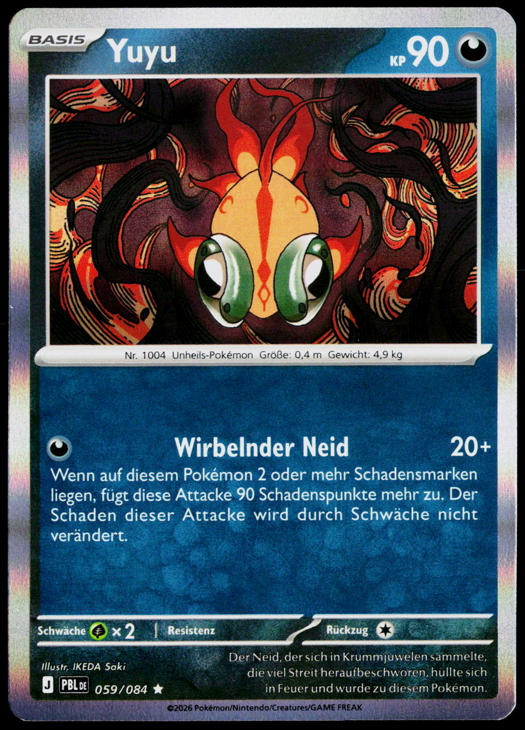 Chi-Yu 059/084 Holo German - original scanned front