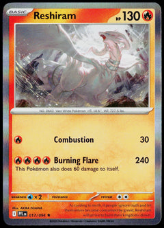 Reshiram 017/094 Holo English - original scanned front