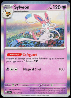 Sylveon 040/131 Holo English - original scanned front