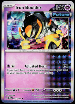 Iron Boulder 046/131 Holo English - original scanned front