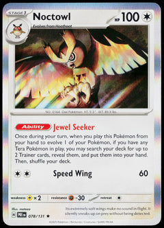 Noctowl 078/131 Holo English - original scanned front