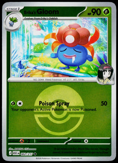 Erika's Gloom 002/217 Poké Ball Reverse Holo EN - original scanned front