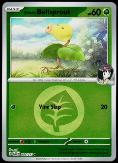 Erika's Bellsprout 004/217 Energy Symbol Reverse Holo EN - original scanned front
