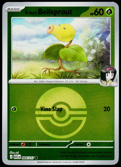 Erika's Bellsprout 004/217 Poké Ball Reverse Holo EN - original scanned front