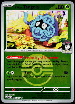 Erika's Tangela 007/217 Poké Ball Reverse Holo EN - original scanned front