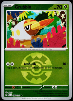 Grubbin 017/217 Quick Ball Reverse Holo EN - original scanned front