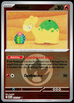 Numel 027/217 Energy Symbol Reverse Holo EN - original scanned front