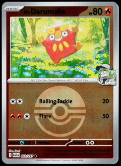 N's Darumaka 032/217 Poké Ball Reverse Holo EN - original scanned front
