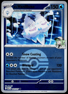 N's Vanilluxe 051/217 Poké Ball Reverse Holo EN - original scanned front