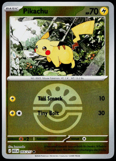 Pikachu 055/217 Energy Symbol Reverse Holo EN - original scanned front