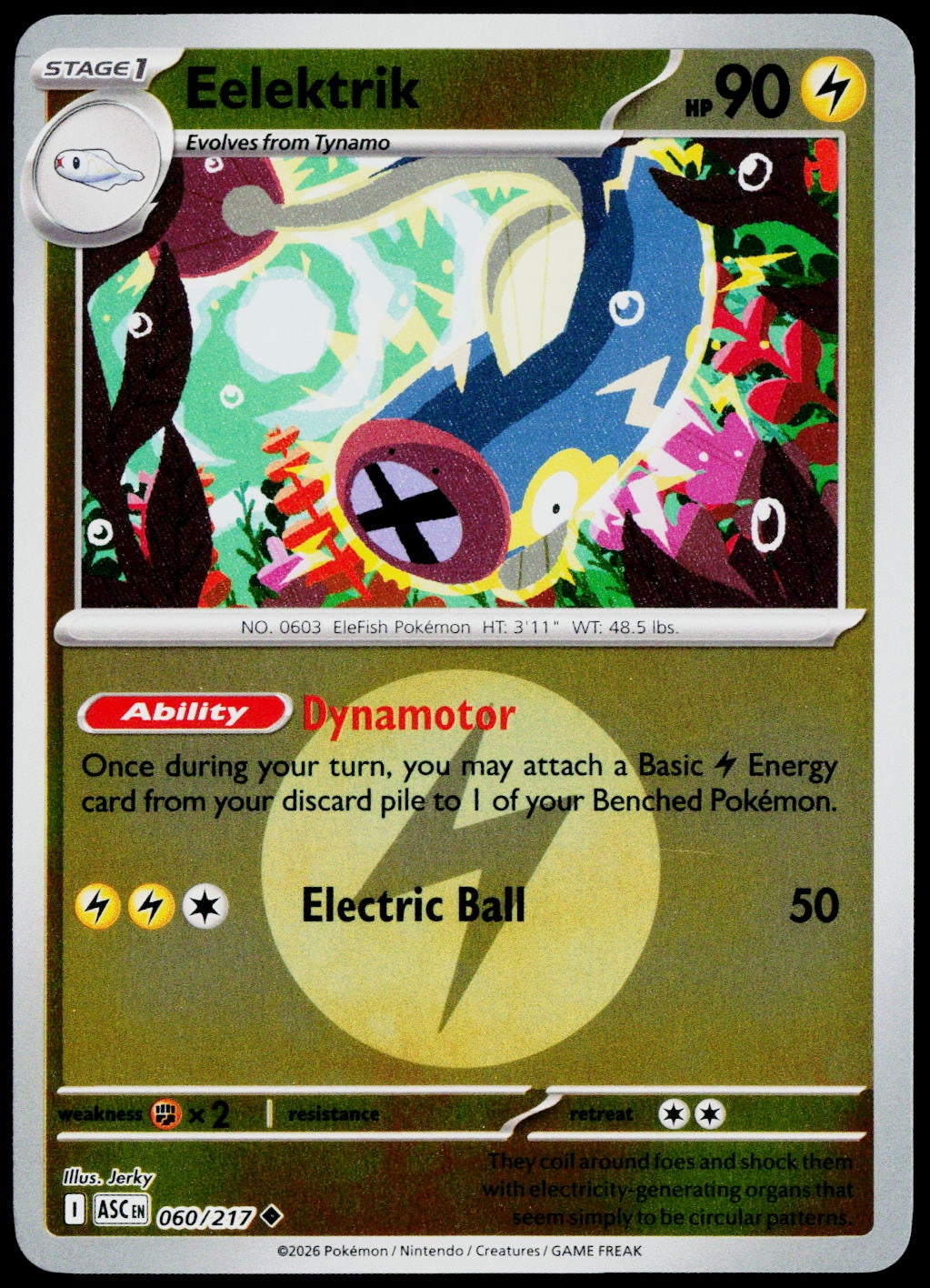 Eelektrik 060/217 Energy Symbol Reverse Holo EN - original scanned front