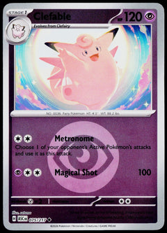 Clefable 075/217 Energy Symbol Reverse Holo EN - original scanned front