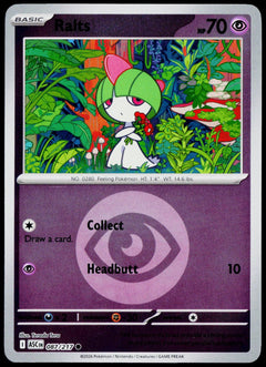 Ralts 087/217 Energy Symbol Reverse Holo EN - original scanned front