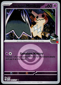Team Rocket's Mimikyu 097/217 Energy Symbol Reverse Holo EN - original scanned front