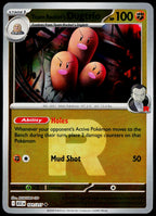Team Rocket's Dugtrio 101/217 Team Rocket Reverse Holo EN - original scanned front