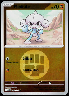 Meditite 103/217 Energy Symbol Reverse Holo EN - original scanned front