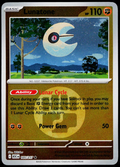 Lunatone 105/217 Energy Symbol Reverse Holo EN - original scanned front