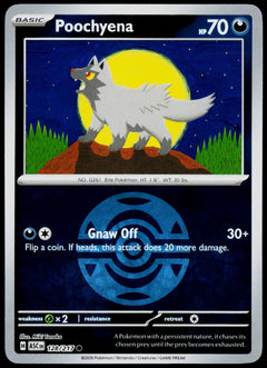 Poochyena 128/217 Energy Symbol Reverse Holo EN - original scanned front