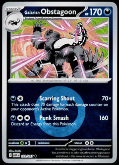 Galarian Obstagoon 132/217 Energy Symbol Reverse Holo EN - original scanned front