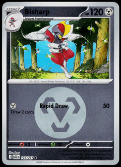 Bisharp 147/217 Energy Symbol Reverse Holo EN - original scanned front