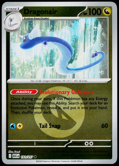 Dragonair 151/217 Energy Symbol Reverse Holo EN - original scanned front